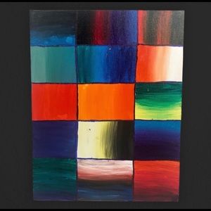 “Pixels” Original Acrylic Artwork 11”x14”